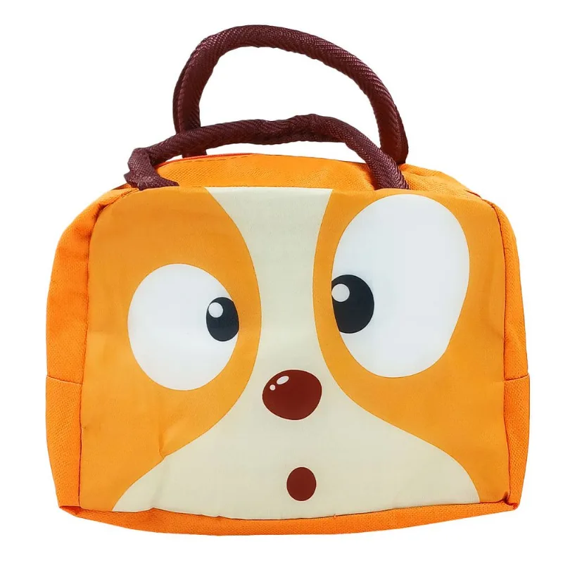 Bolsa Térmica Bichinho C/ Alça 17x23cm em Poliéster Fu Xing-Laranja