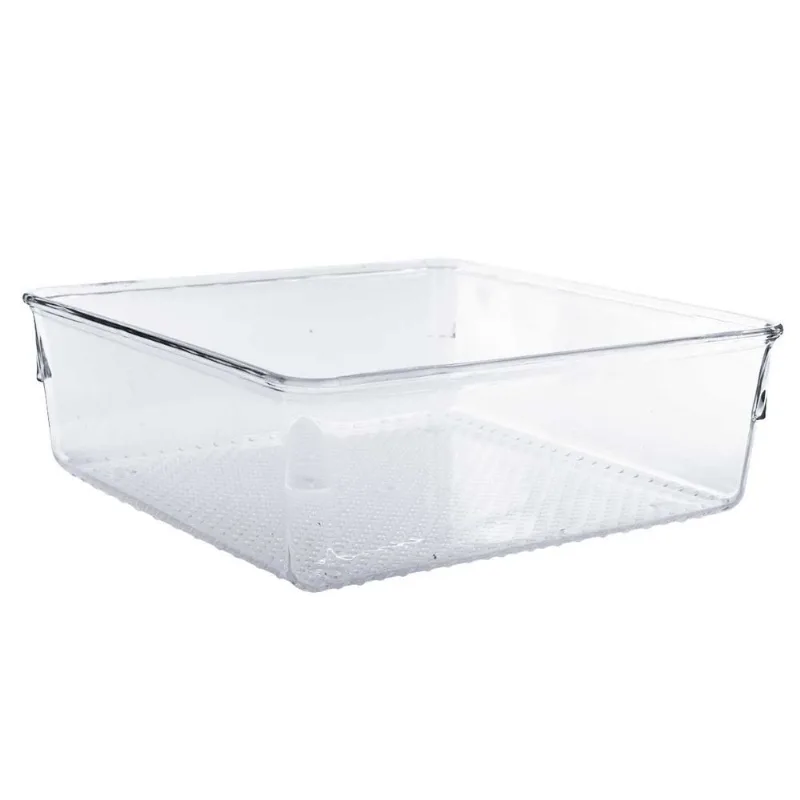 Organizador Quadrado 15x15cm em Plástico Fu Xing
