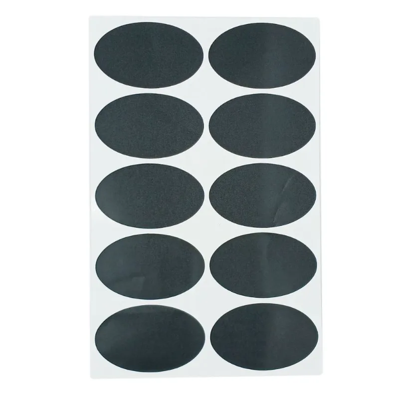 Jogo de Etiqueta Adesiva C/ Giz 20 Peças 8,5cm em PVC Fu Xing