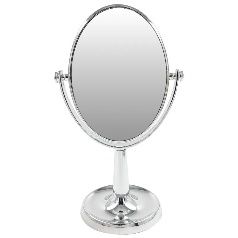 Espelho de Mesa Oval 25cm em Plástico Fu Xing
