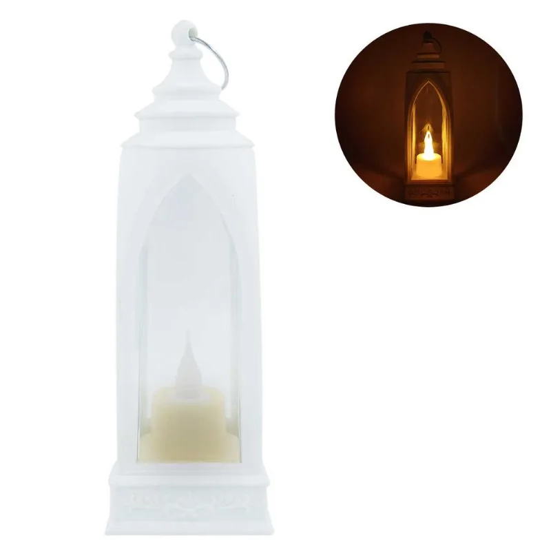 Luminária Decorativa 18,5cm em Plástico Fu Xing-Branco
