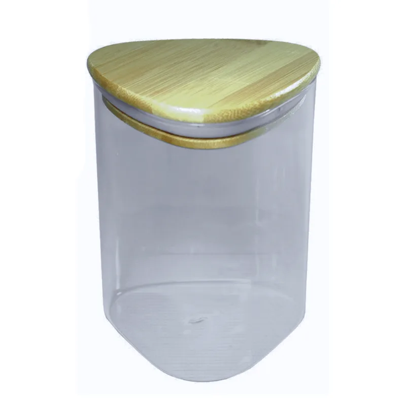Pote Hermético em Vidro 550ml c/ Tampa em Bambu - Cosy
