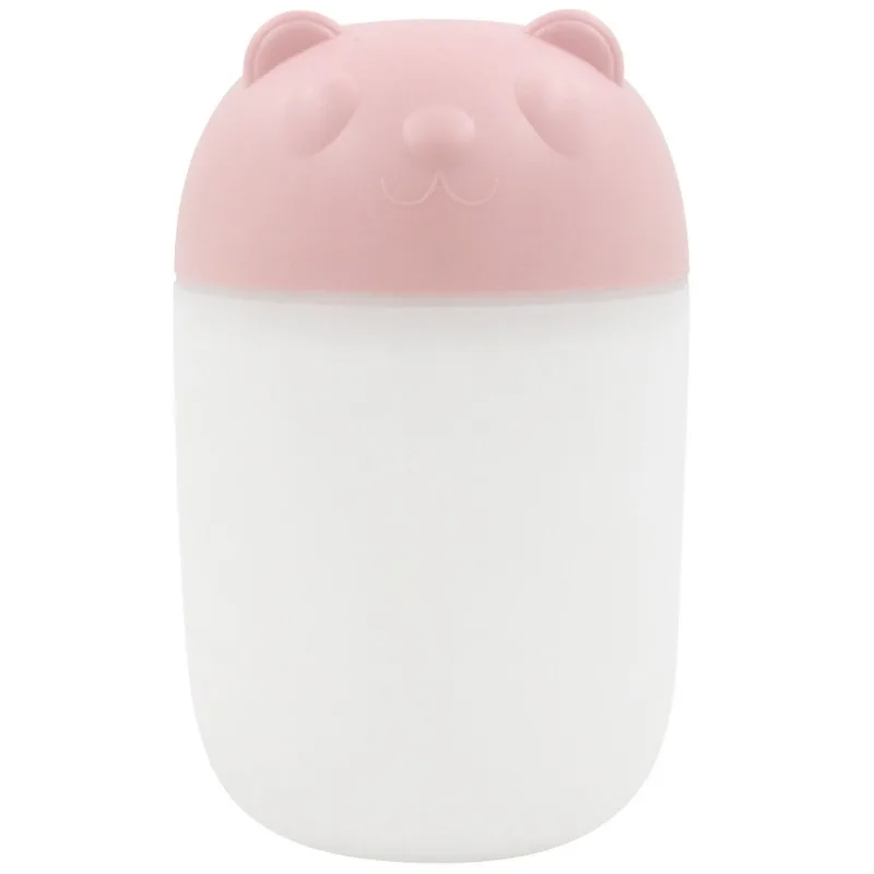Mini Umidificador de Ambiente C/ LED 9,5cm em Plástico Fu Xing-Rosa