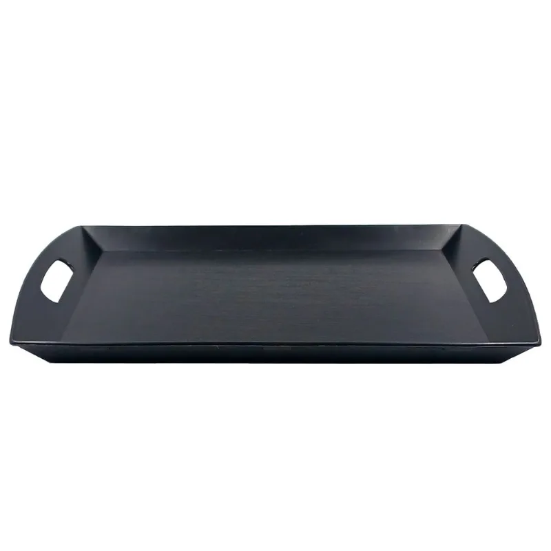 Bandeja Retangular C/ Alça 24x36cm em Plástico Fu Xing
