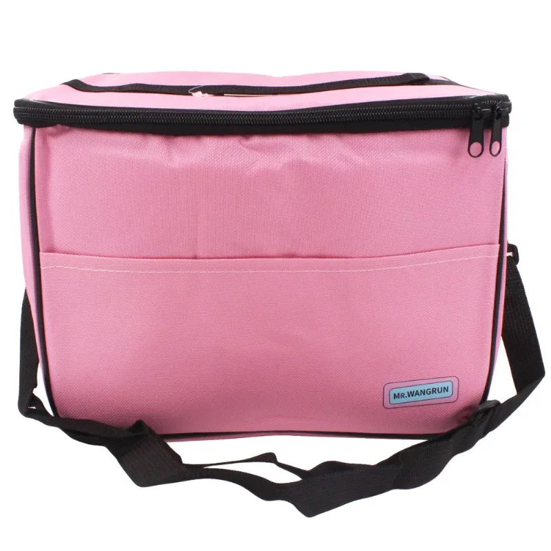 Bolsa Térmica C/ Alça 15L 31x22cm em Poliéster Fu Xing-Rosa