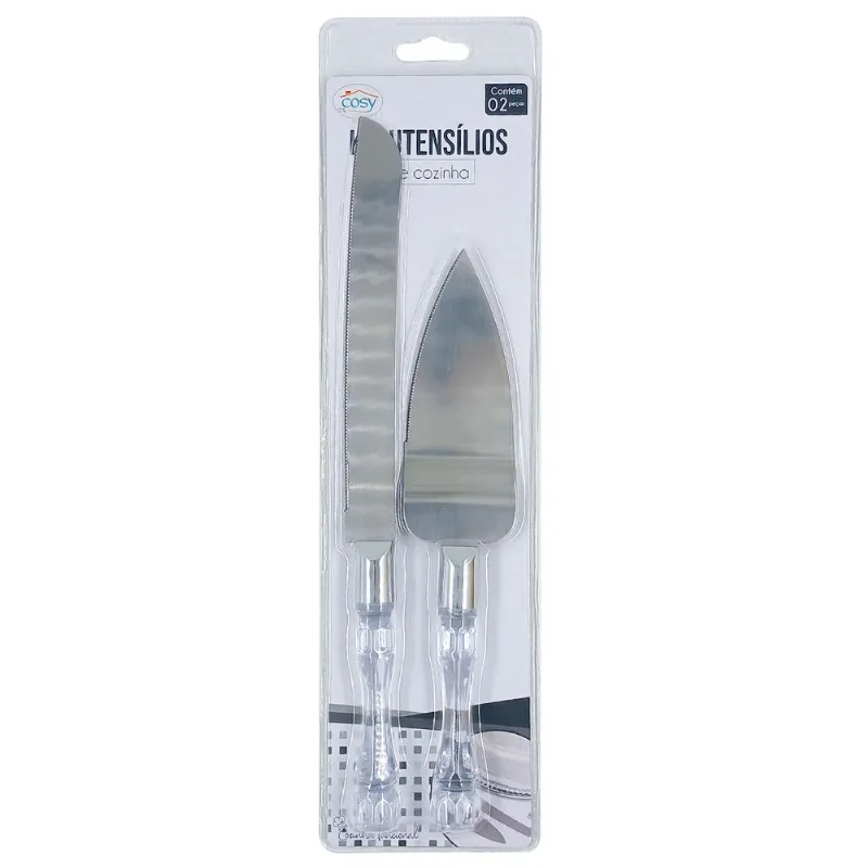 Kit Utensílios de Cozinha 2 Peças em Metal Fu Xing