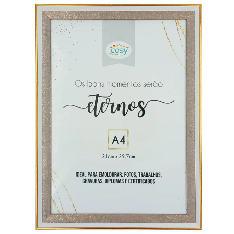 Quadro Certificado A4 21x29,7cm em Plástico Fu Xing