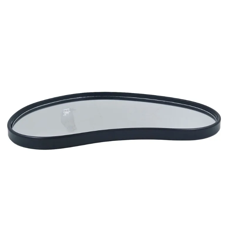 Bandeja Espelhada Decorativa 17x28,7cm em Vidro Fu Xing-Preto