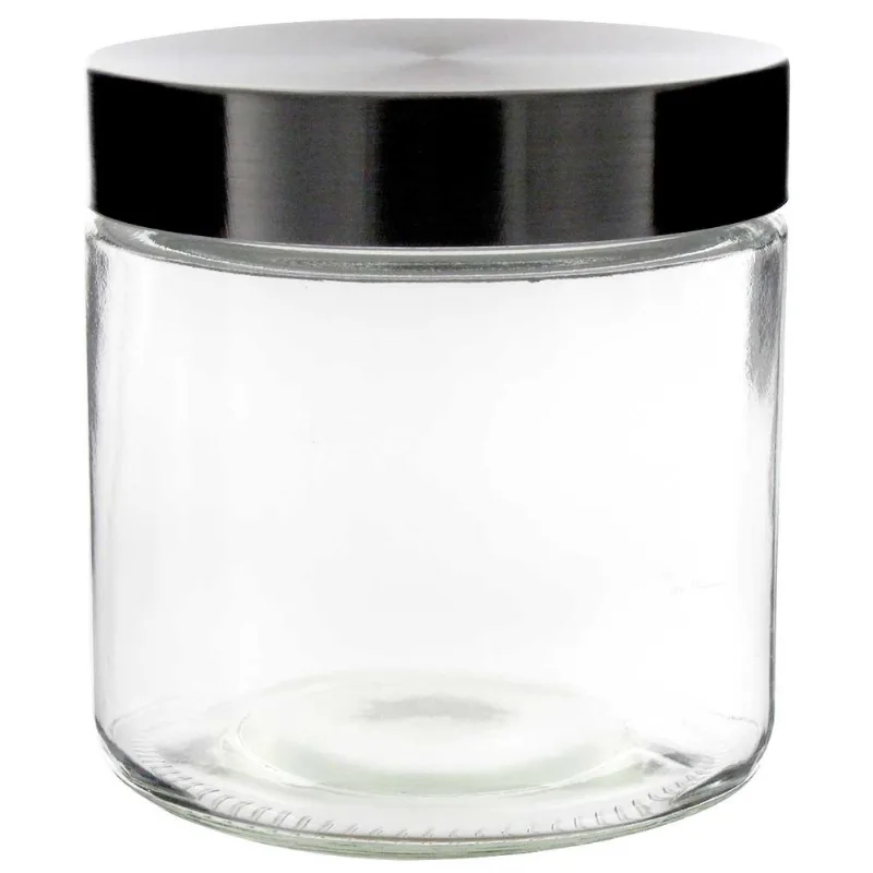 Pote Hermético Redondo 800ml em Vidro Fu Xing