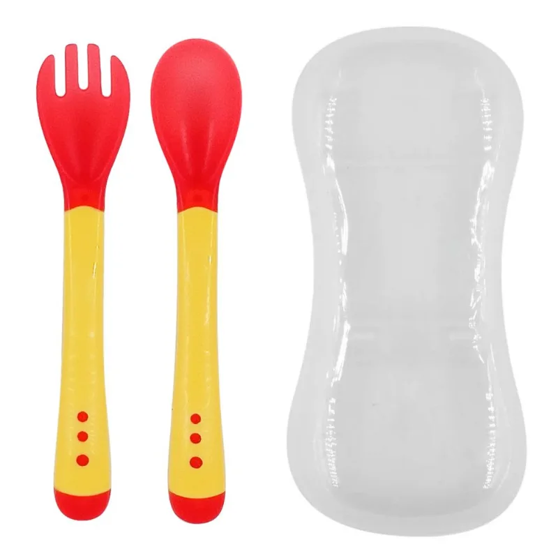 Kit Talheres Infantil 2 Peças em Plástico Fu Xing