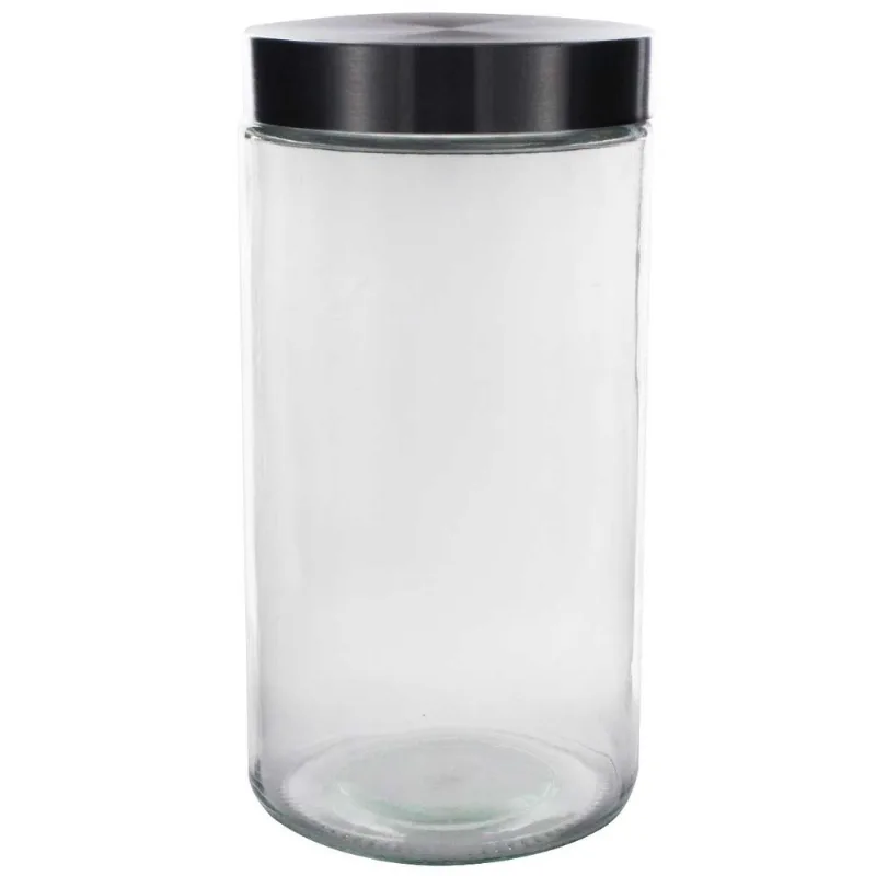 Pote Hermético Redondo 1,8L em Vidro Fu Xing