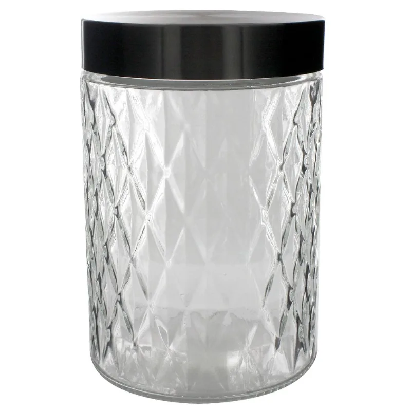 Pote Hermético C/ Tampa 1,2L em Vidro Fu Xing