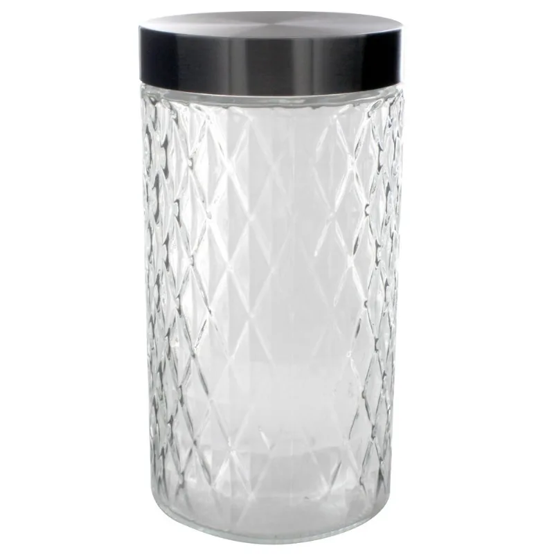 Pote Hermético C/ Tampa 1,8L em Vidro Fu Xing