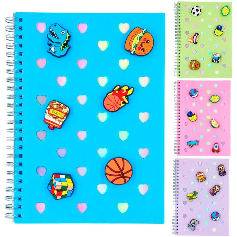 Bloco de Anotação Coração 15x21cm em Papel Fu Xing SORTIDOS