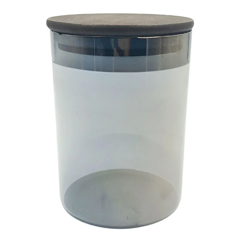 Pote Hermético Redondo 900ml em Vidro Fu Xing