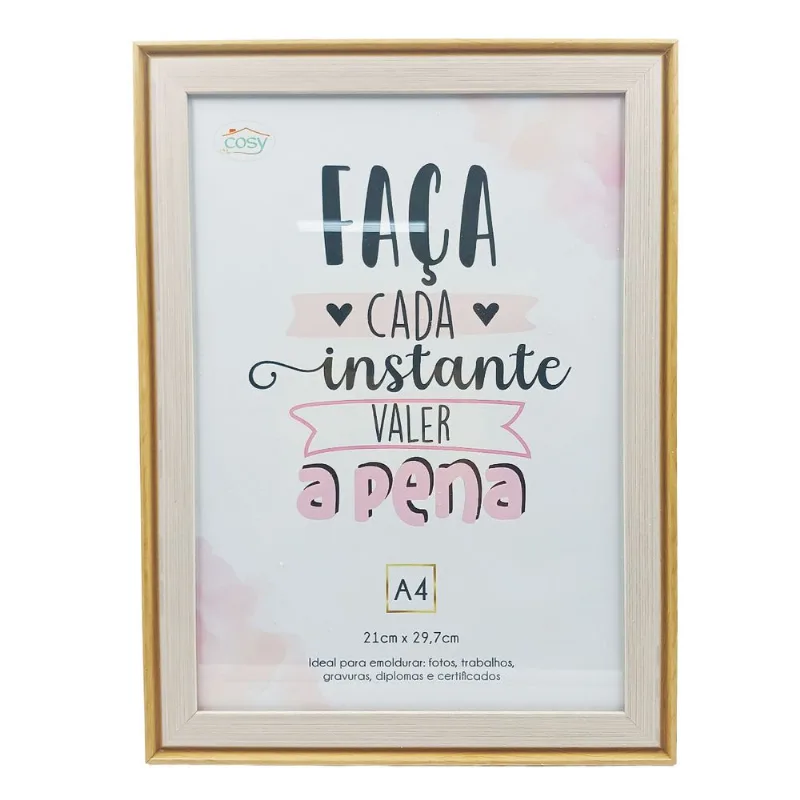 Porta Certificado A4 21x29,7cm em Plástico Fu Xing