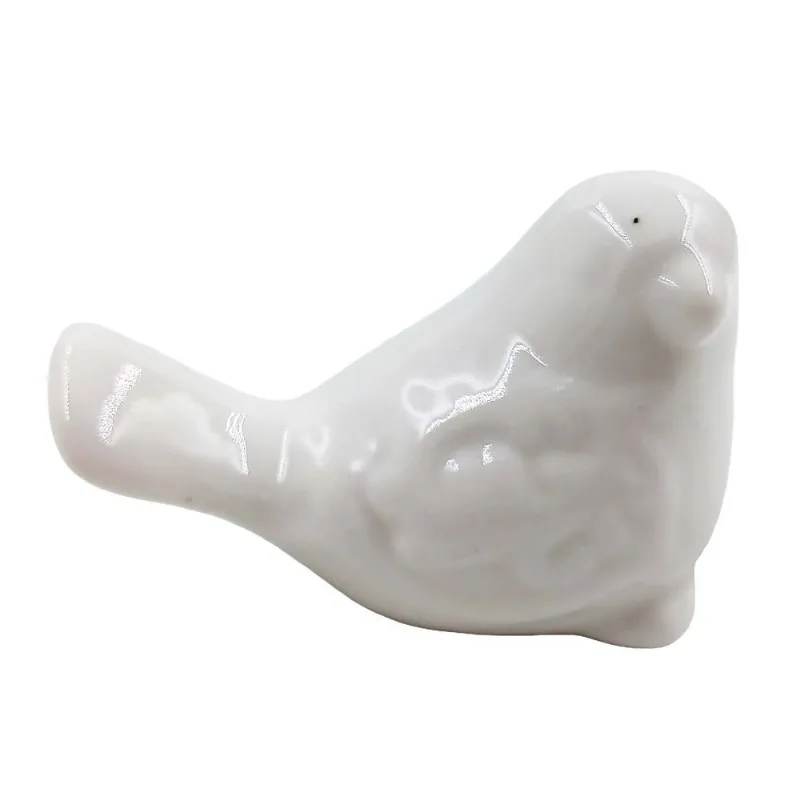 Pássaro Decorativo 4cm em Cerâmica Fu Xing
