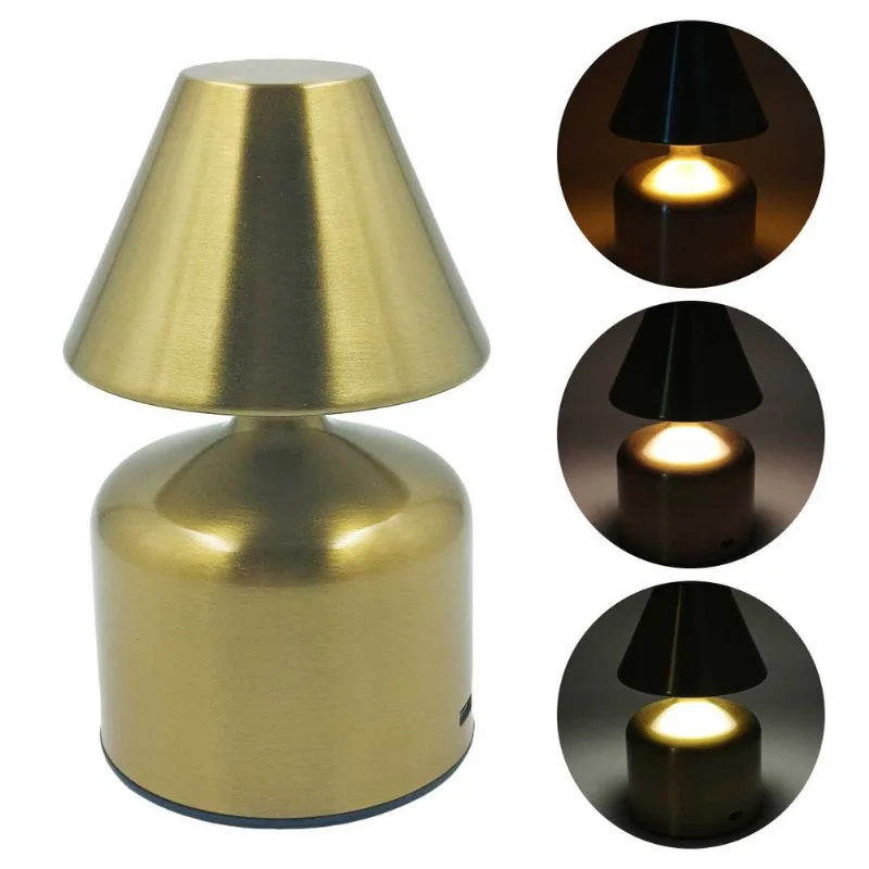 Luminária Led 16x9cm em Metal Fu Xing-Dourado
