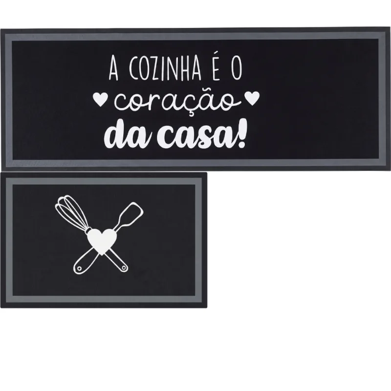 Conjunto Tapete e Passadeira 38x58, 38x118 - Cosy