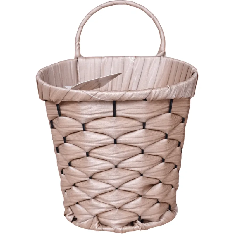 Cesto Organizador com Alça e Forro de Plástico 15x22,5x12,5cm - Cosy UNICA