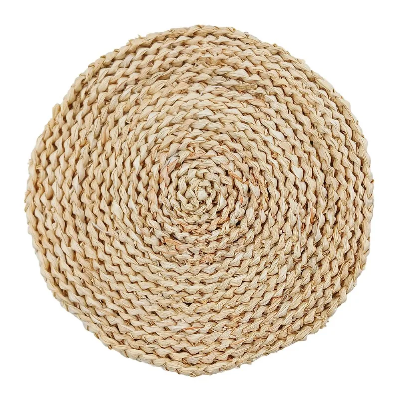 Descanso De Panela Trançado 20cm em Sisal Fu Xing