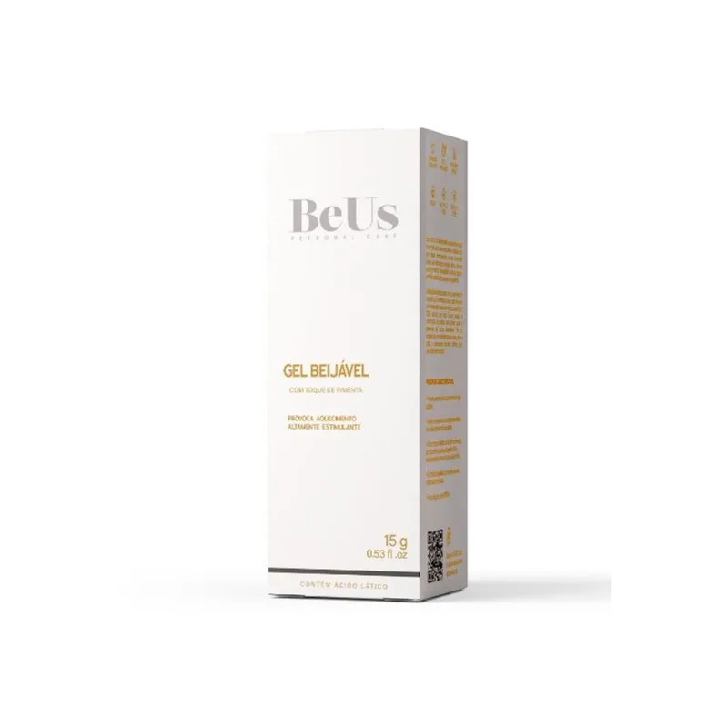 Gel Beijável de Leite Condensado 15g BeUs GEL BEIJAVEL BEUS C/TOQUE DE PIMENTA SAB