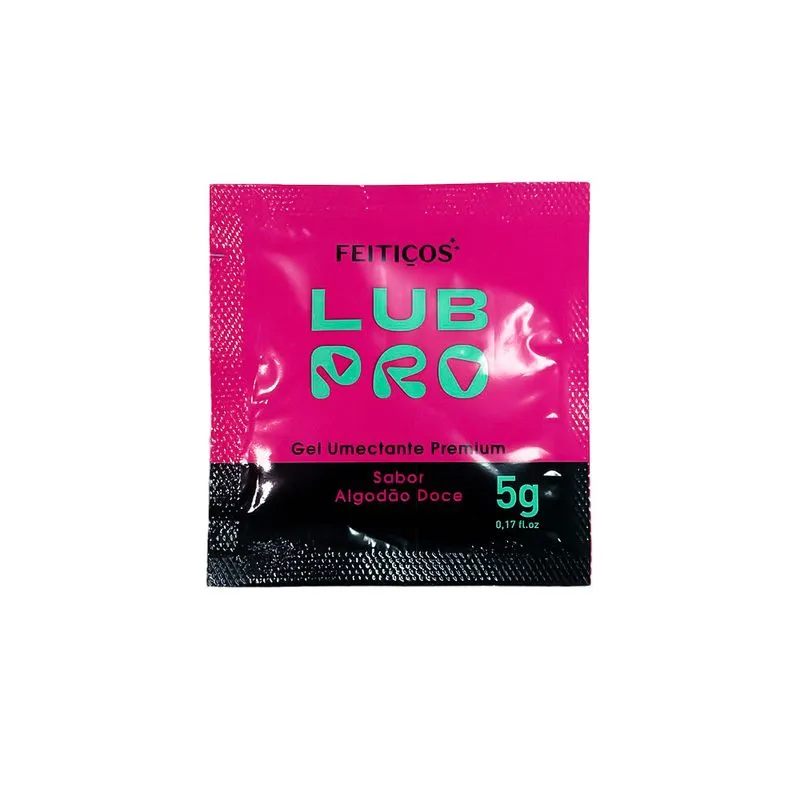 Sachê LubPro Premium Lubrificante com Sabor Algodão Doce 5g Feitiços Aromáticos LubPro Premium Lubrificante com Sabor Algodão Doce 5g Feitiços Aromáticos