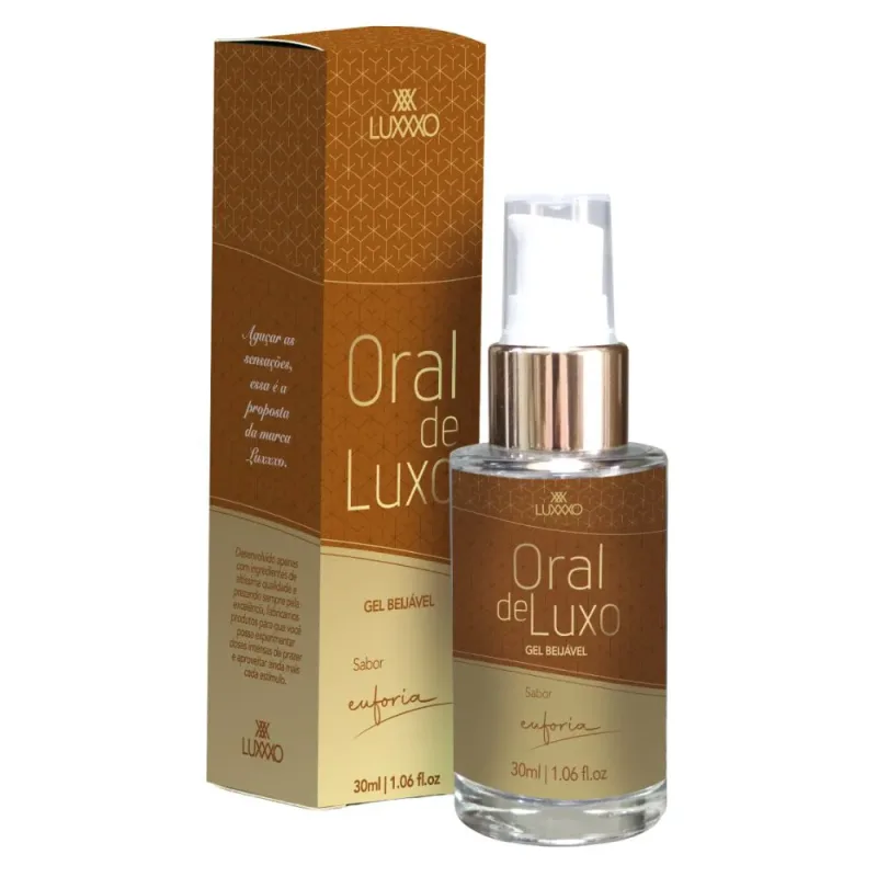 ORAL DE LUXO - Gel Térmico Beijável Sabor Melancia (Sabor Euforia) LUXXXO - 30g