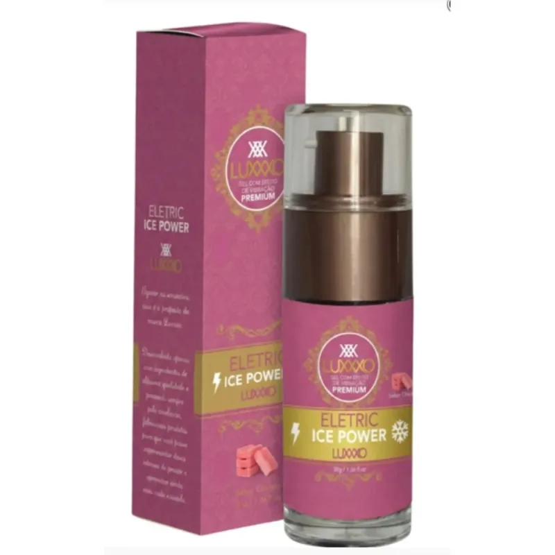 ELETRIC ICE Extra Forte - Sabor Chiclete - Lubrificante Com Efeito Eletrizante - 30g