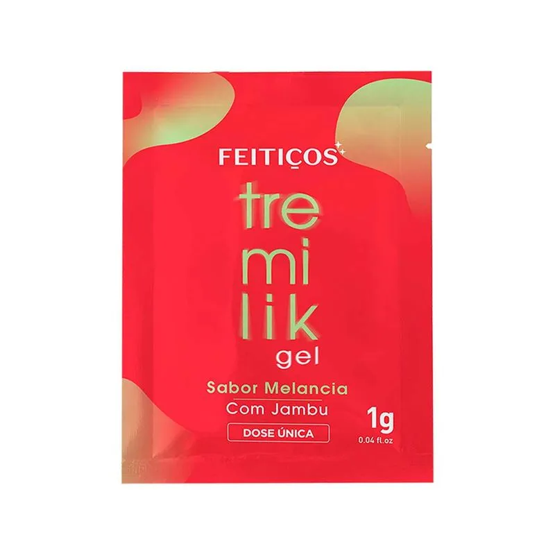 Sachê Tremilik Gel Vibrador Líquido Beijável 1g Feitiços