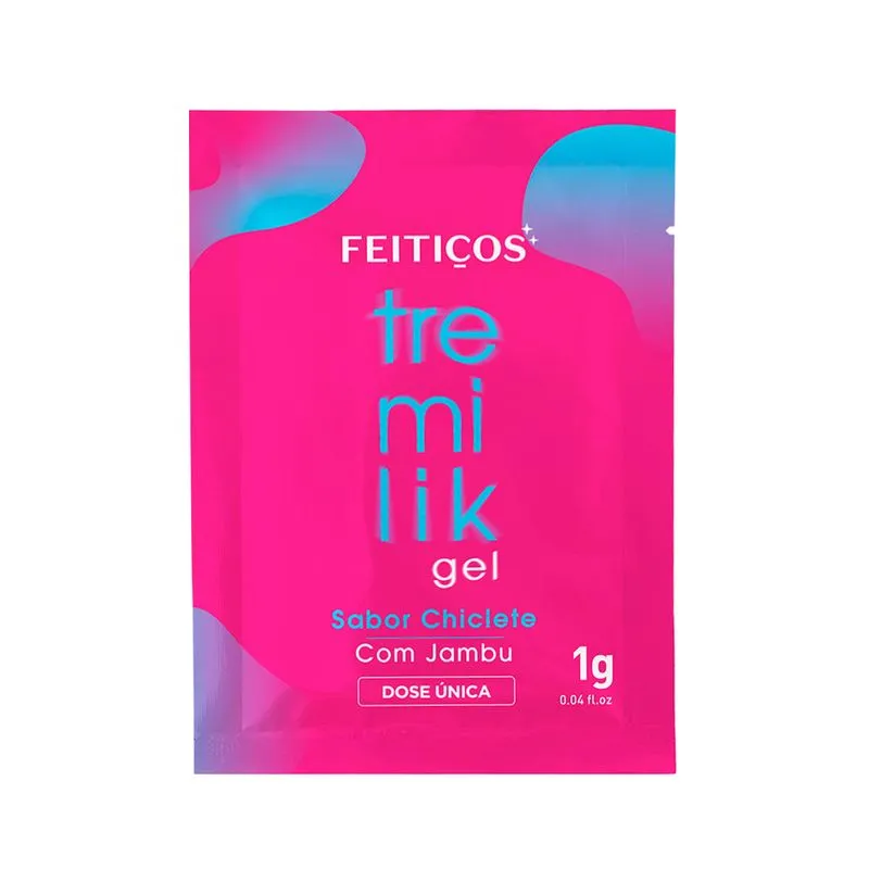 Sachê Tremilik Gel Vibrador Líquido Beijável 1g Feitiços
