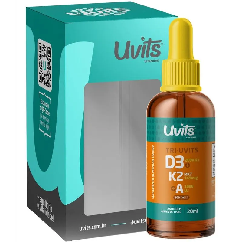 Vitamina D3 + K2 MK7 + A 20ml
