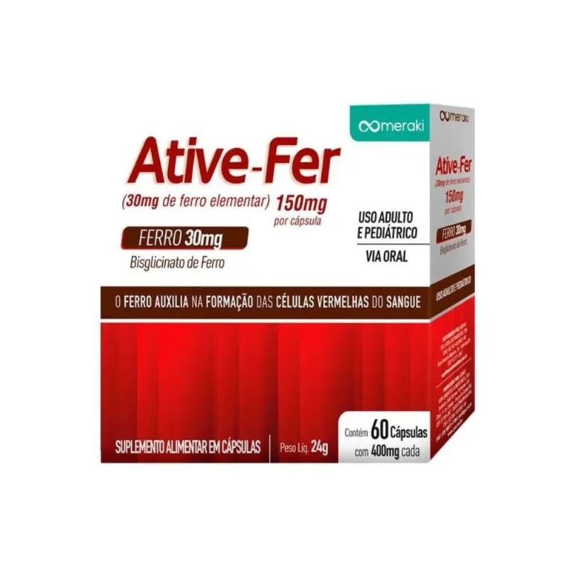 Ative-Fer 60 Comprimidos Momentos ATIVE-FER 60CP MOMENTOS