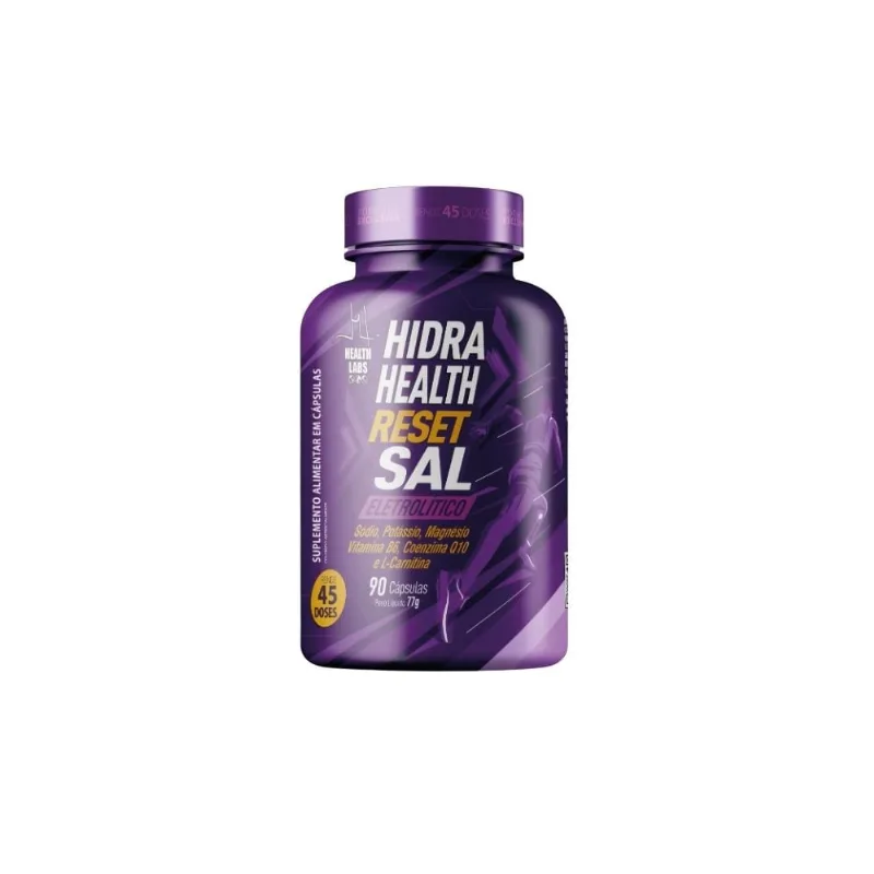 Hidra Health Labs Reset Sal Eletrolítico com 90 Capsulas