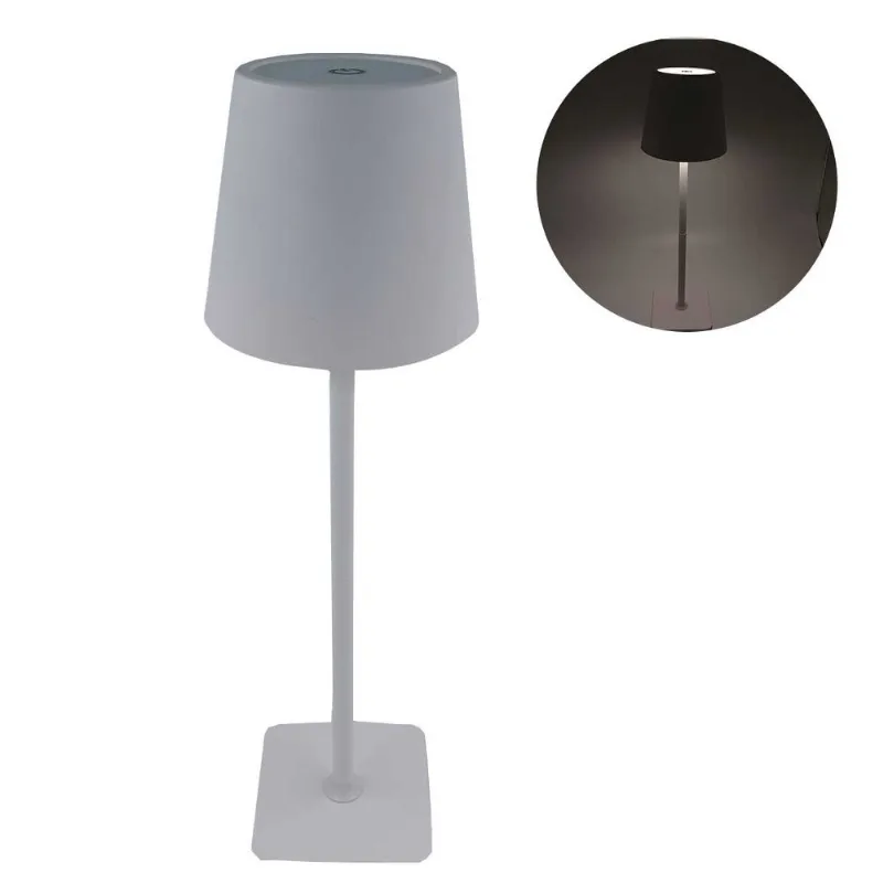 Luminária de Mesa Decorativa C/ LED 35cm em Metal BM36