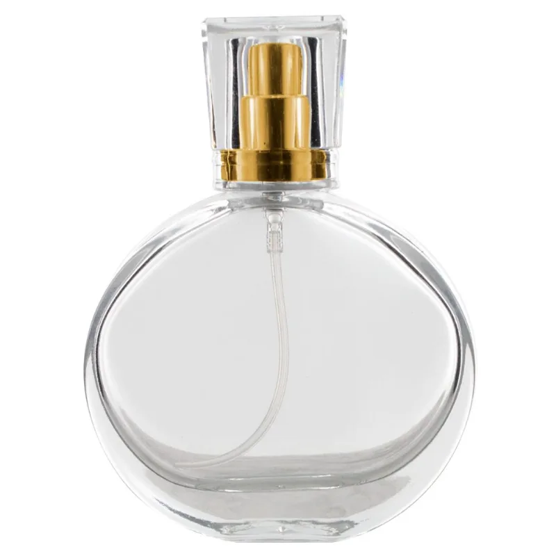 Porta Perfume 30ml em Vidro BM36-Dourado