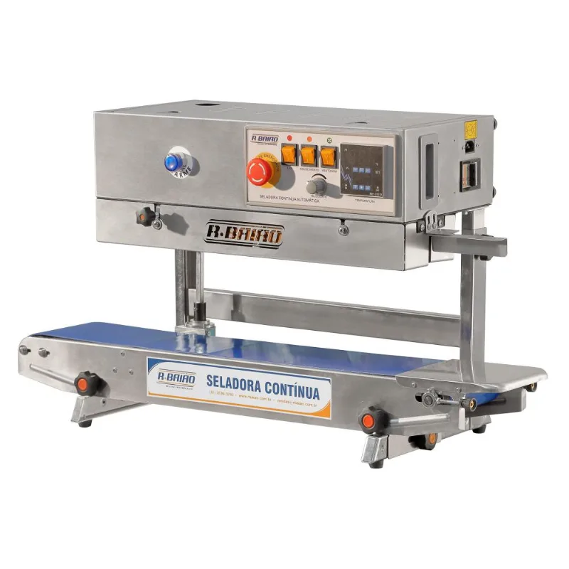 Seladora A Vácuo Automática Continua R. Baião Inox Horizontal E Vertical 220v Sc-900v