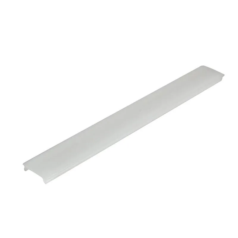 Canaleta Perfil Acrílico Leitoso Difusor Para Led 12mm - Homeney Cor Branco Metragem 1m