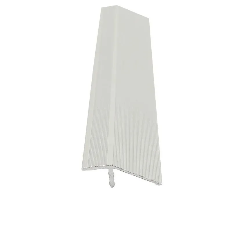 Perfil Redutor Metálico Sem Base Para Piso Laminado 7mm - Homeney Cor Natural Fosco Metragem 3m