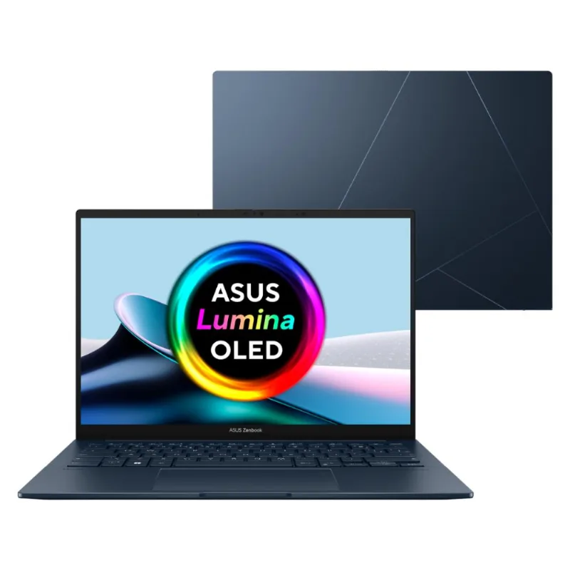 Notebook ASUS Zenbook 14 OLED UX3405MA Intel Core Ultra 7 155H EVO 16Gb Ram 1TB SSD Windows 11 Home Tela 14,00" FHD Ponder Blue - QD344W - Asus