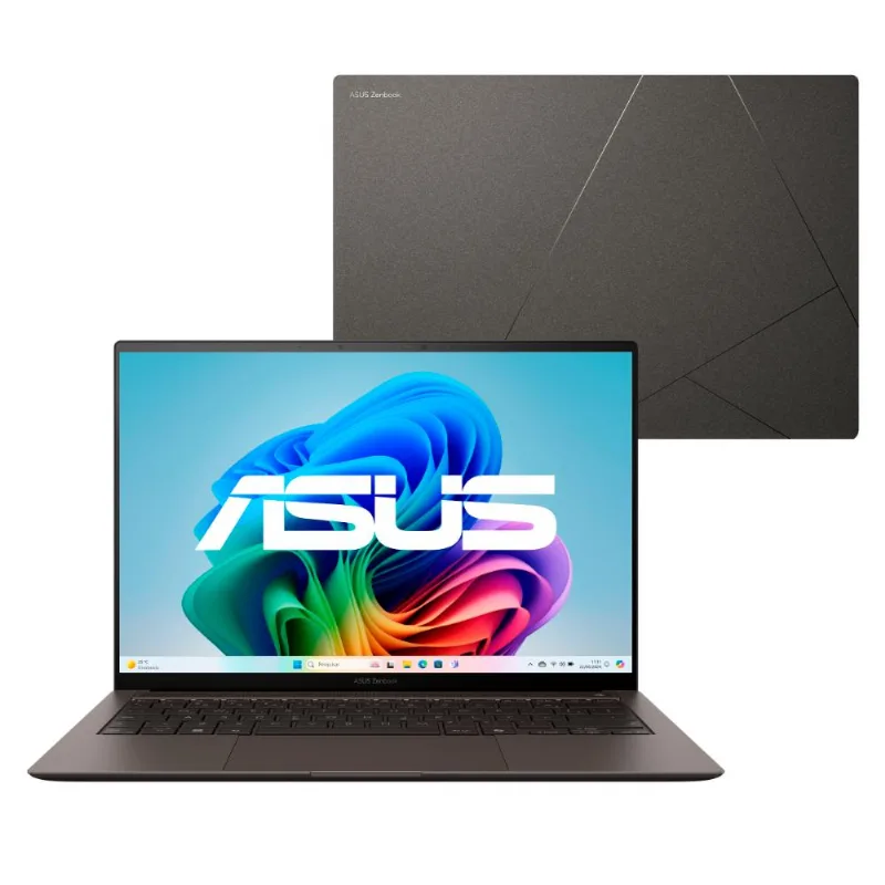 Notebook ASUS Zenbook S14 OLED UX5406SA Intel Core Ultra 7 256V 16Gb Ram 1TB SSD Windows 11 Home Tela 14" FHD 120Hz Gray - PZ176W - Asus