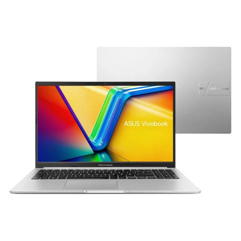 Notebook Asus Vivobook 15 M1502ya Amd Ryzen 7 5825u 16gb Ram 512gb Ssd Windows 11 Home Tela 15.6 Led Fhd Silver - Nj655w - Asus