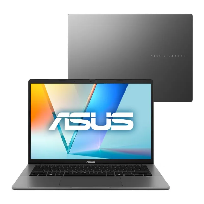 Notebook ASUS Vivobook S14 S3407CA Intel Core Ultra 5 225H 16GB Ram 1TB SSD Windows 11 Tela 14" LED FHD Gray - LY114W - Asus
