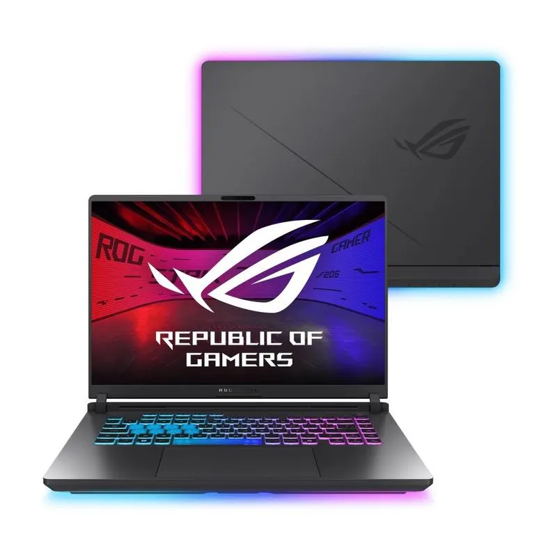 Notebook Gamer ASUS ROG Strix G16 G615LP,Core Ultra 9,NVIDIA RTX™ 5060,32GB RAM,1TB,Win11 Home,Tela 16,Eclipse Gray-S5012W