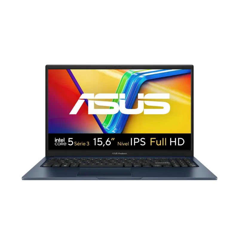 Notebook ASUS Vivobook 15 BQ299W Intel Core 5 Série 3 8GB RAM 256GB SSD Windows 11 Home 15,6" LCD LED FHD nível IPS - Asus