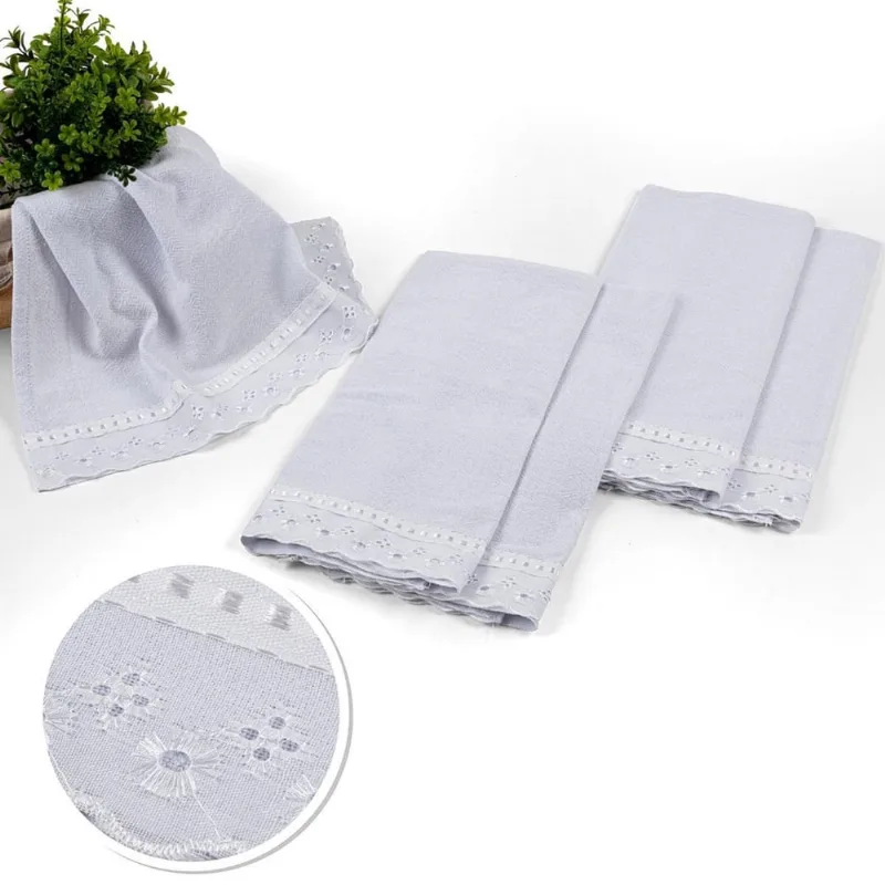 Kit 04 Pano De Prato Sacaria Premium Branco 100% Algodão