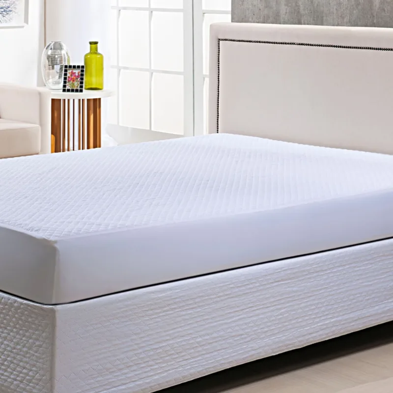 Protetor de Colchão Impermeável Solteiro Matelado Com Elástico Atacama Branco