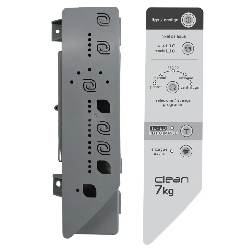 R3 Parts Refrigeração | Adesivo Painel Suporte Para Brastemp Turbo Clean 7KG BWC07
