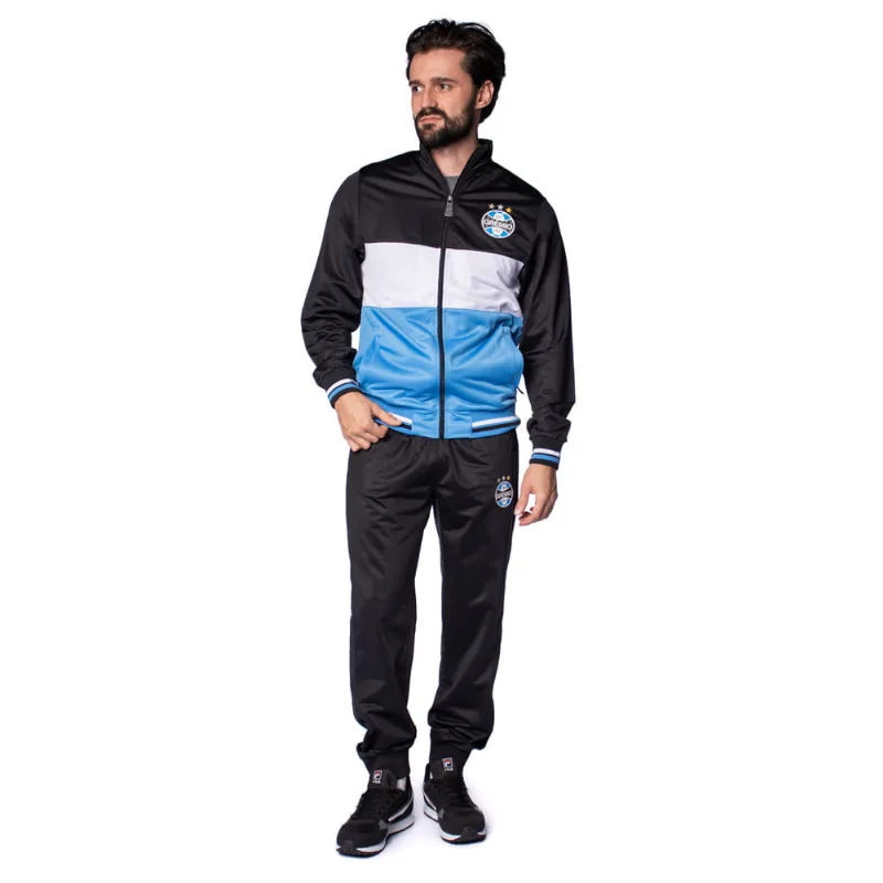 Agasalho Masculino Legend Grêmio Preto/Branco - G