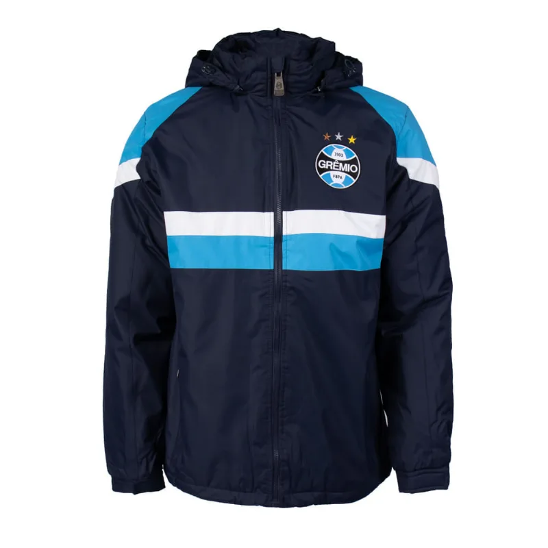 Jaqueta Masculina Lotus Dobby Poly Grêmio Marinho/Azul - G